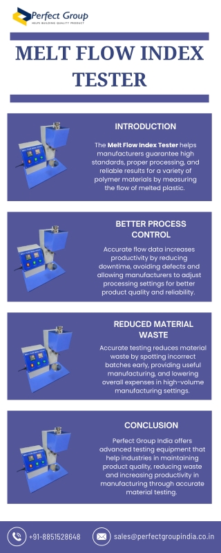 melt flow index tester