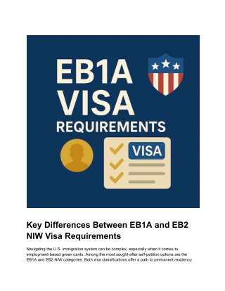 key differences between eb1a and eb2 niw visa