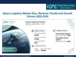 Space Logistics Market Size, Revenue Trends and Growth Drivers 2025-2034