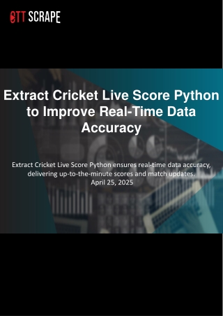 extract cricket live score python to improve real