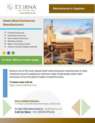 Sheet Metal Enclosures Manufacturers
