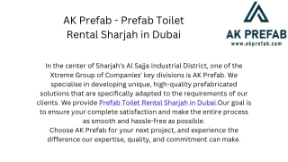 ak prefab prefab toilet rental sharjah in dubai