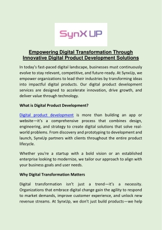 empowering digital transformation through