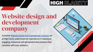 website design and development company
