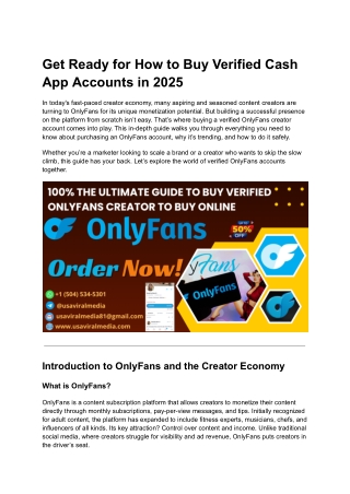 Now You Can Buy, Verified Onlyfans Creator Accounts-2025