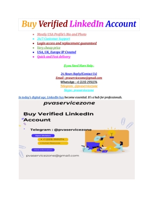 Buy Verified LinkedIn Account (8)