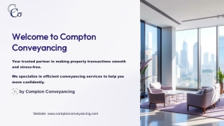 Compton conveyancing Legal Property Transfers