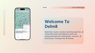 Postcode Route & Multi Drop UK Address Planner