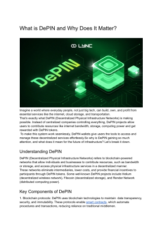 What is DePIN and Why Is It Important?