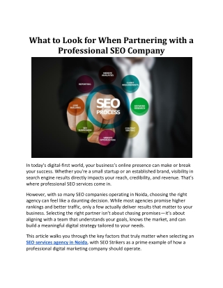 what to look for when partnering with