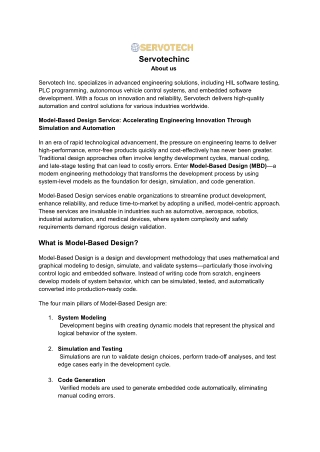 servotechinc about us
