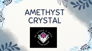 Buy Amethyst Crystal – Powerful Healing Energy