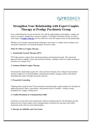 couple therapy