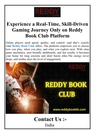 experience a real time skill driven gaming