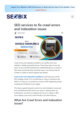 Fix crawled - currently not indexed | SeoBix