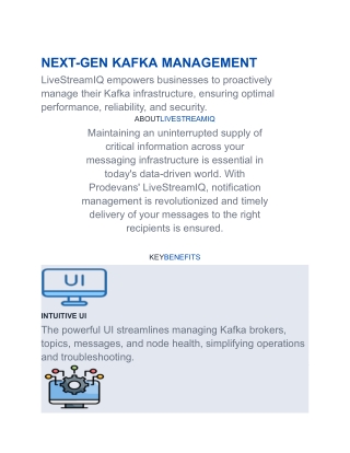next gen kafka management livestreamiq empowers