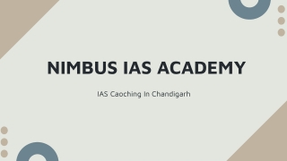 Syllabus for IAS preparation  IAS Coaching institute in Chandigarh