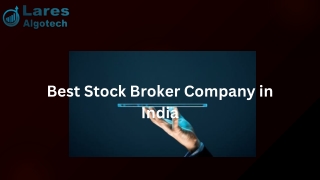 Best Stock Broker Company in India