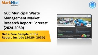 GCC Municipal Waste Management Market Intelligence: Trends, Players,