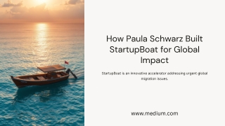how paula schwarz built startupboat for global