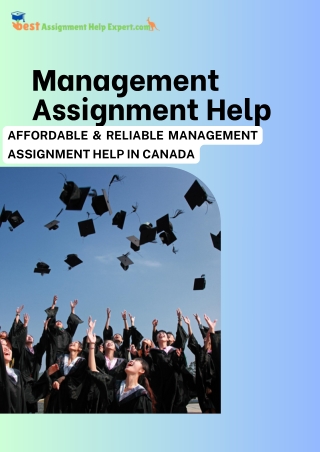Affordable & Reliable Management Assignment Help in Canada
