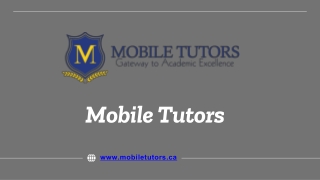 Online Tutoring Canada Bringing Quality Education to Your Home