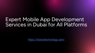 Top Mobile App Development Services in Dubai for All Platforms