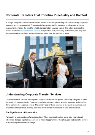 blackandgoldtransportationllc.blogspot.com-Corporate Transfers That Prioritize Punctuality and Comfort-1