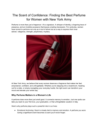 Buy Premium Perfumes Online
