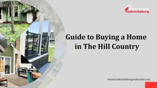 Guide to Buying a Home in The Hill Country