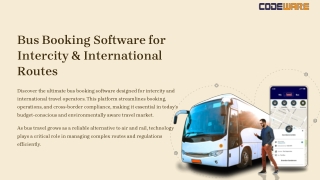 bus booking software for intercity international