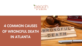 4 Common Causes of Wrongful Death in Atlanta