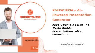rocketslide ai powered presentation generator