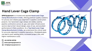 hand lever cage clamp
