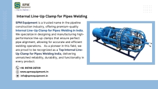 internal line up clamp for pipes welding