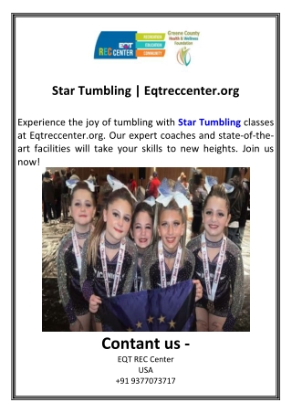 Star Tumbling | Eqtreccenter.org