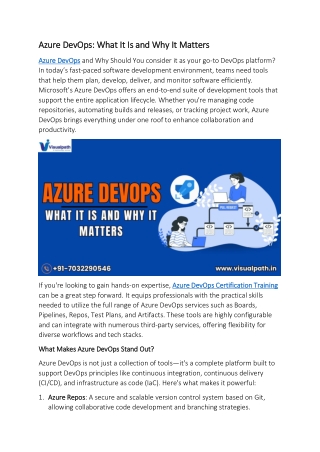 azure devops what it is and why it matters azure