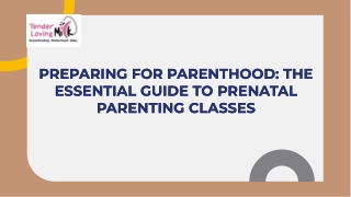 The Essential Guide to Prenatal Parenting Classes