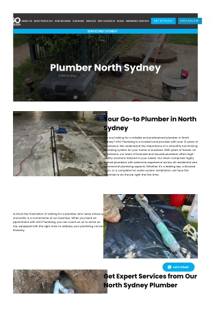 Plumber North Sydney