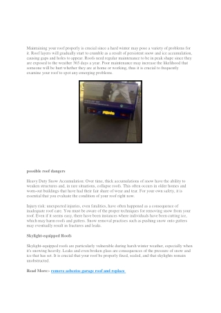 asbestos garage roof repair near me