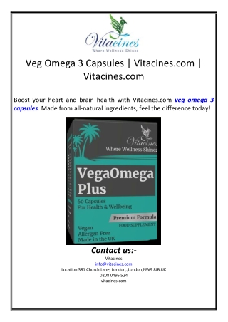 veg omega 3 capsules vitacines com vitacines com