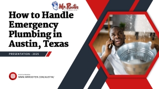 How to Handle Emergency Plumbing in Austin, Texas