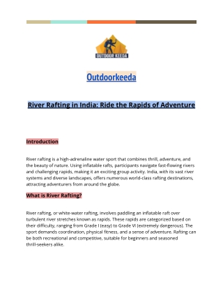 River Rafting in India_ Ride the Rapids of Adventure