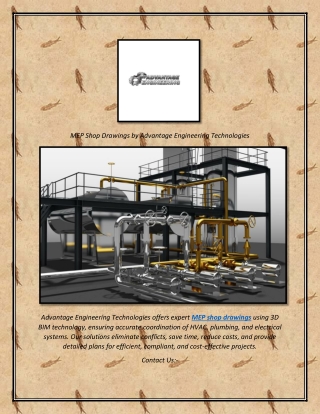 mep shop drawings by advantage engineering