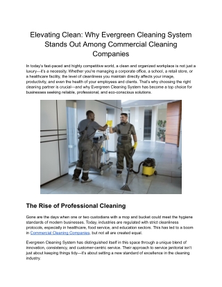 Commercial Cleaning Services Near Me – Fast & Local Help