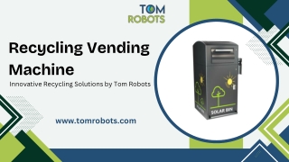 recycling vending machine