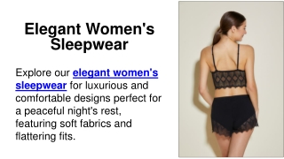 Elegant Women's Sleepwear