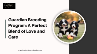 guardian breeding program a perfect blend of love