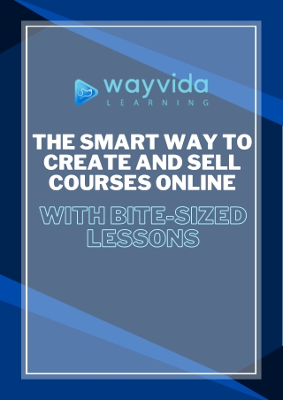 The Smart Way to Create and Sell Courses Online with Bite-Sized Lessons