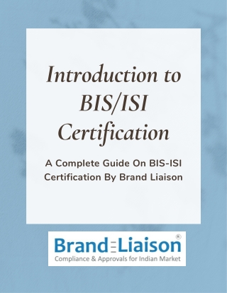 BIS Certificate in India – Ensure Product Safety and Market Access